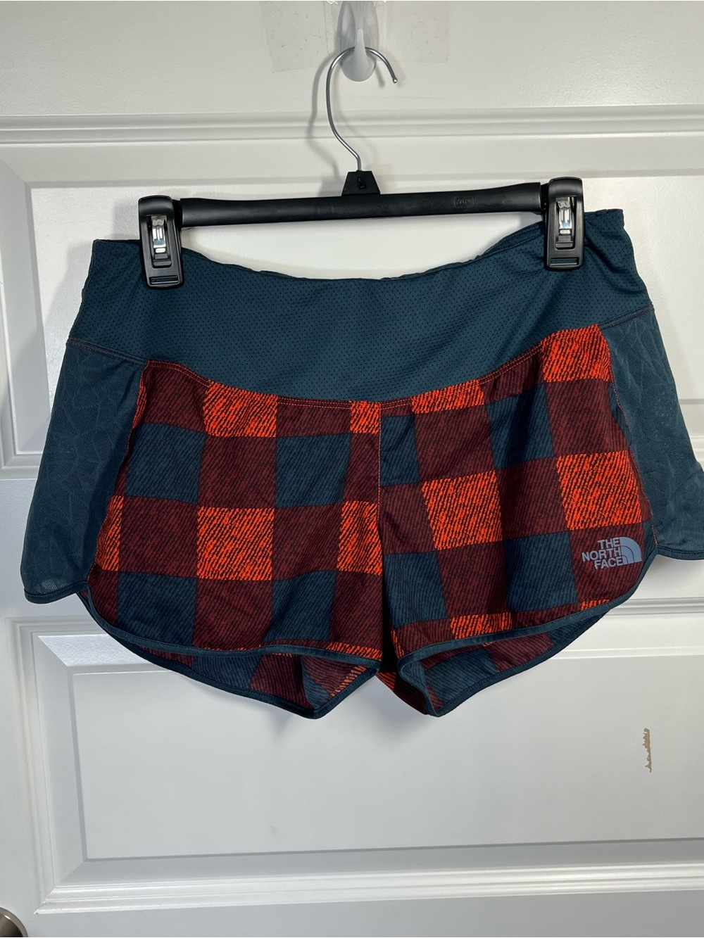 The North Face Women’s Medium FlashDry Buffalo Plaid Running Shorts